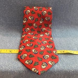 Men’s Necktie Young Santa Christmas Trees